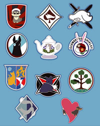 第501統合戦闘航空団 個人識別徽章セット（11種）