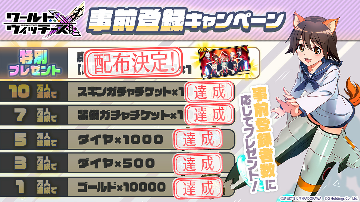 事前登録キャンペーン